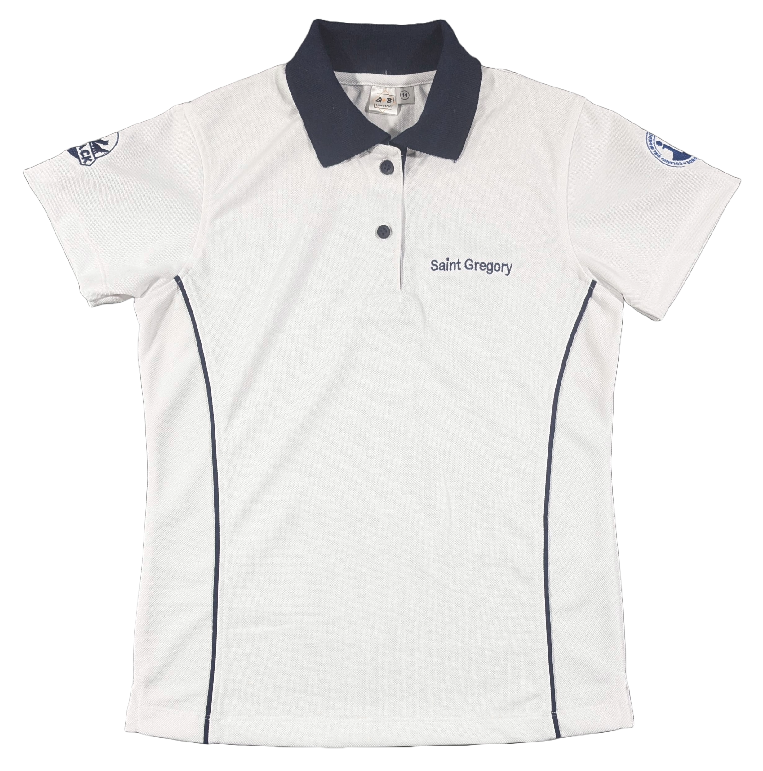 Polo Mujer Cuello Azul