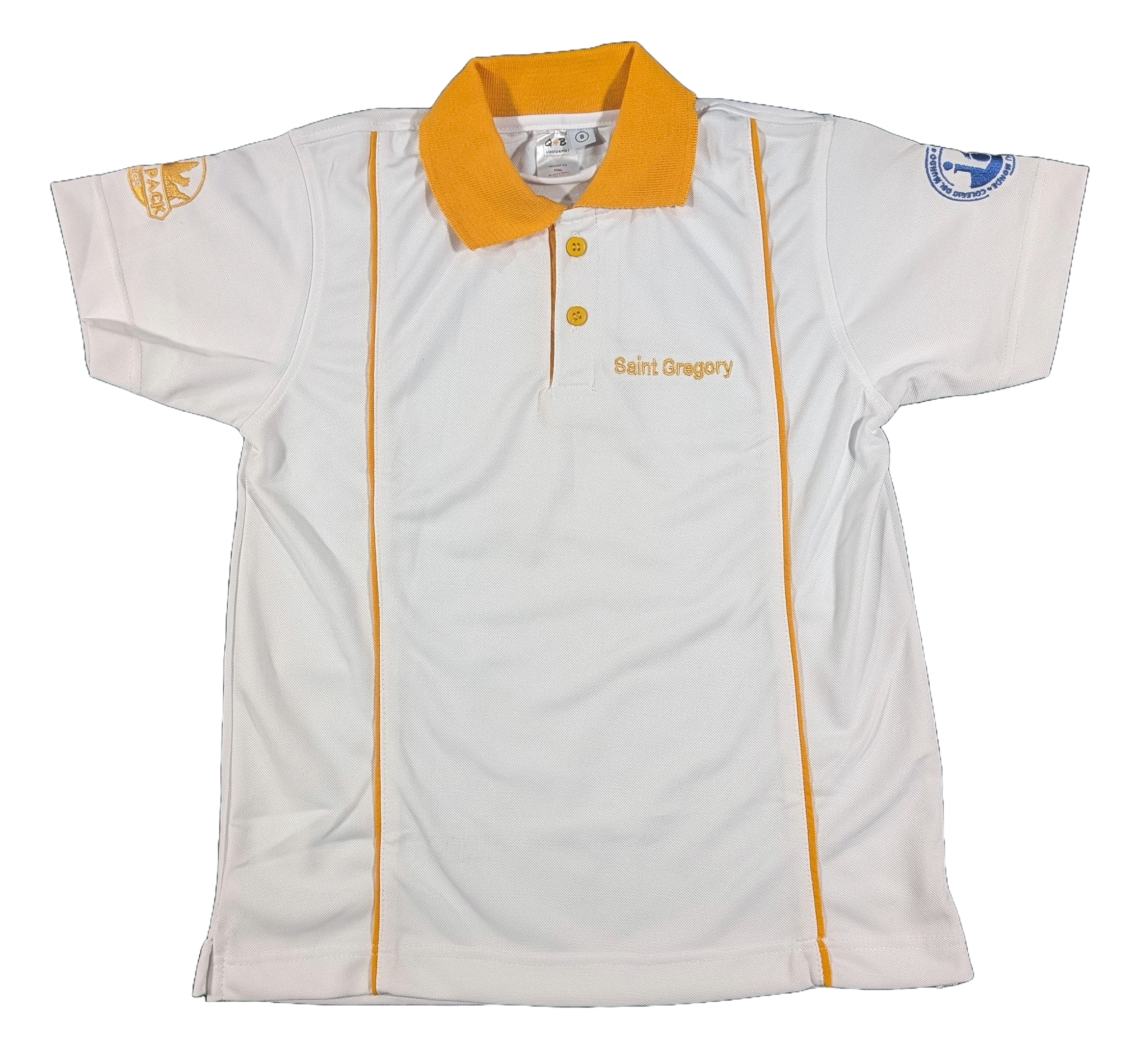 Polo Unisex Cuello Amarillo