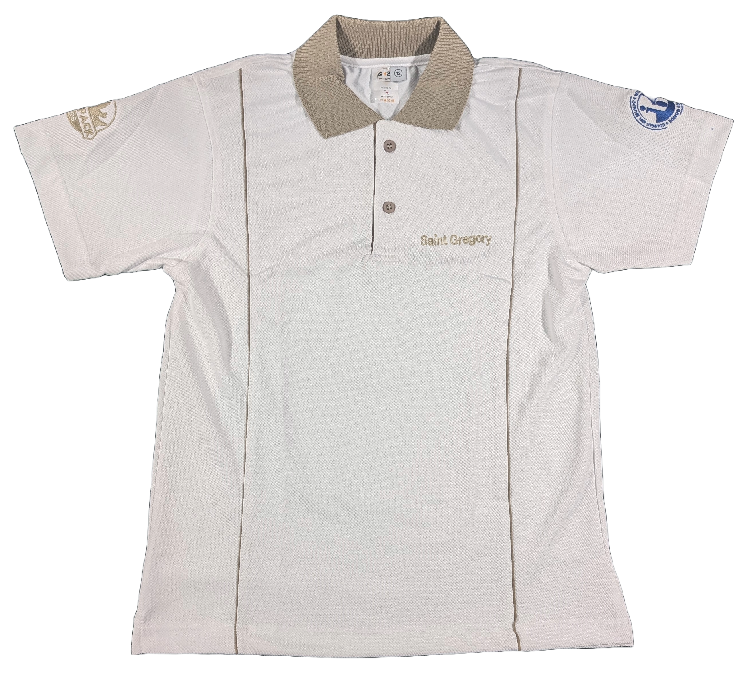 Polo Unisex Cuello Caqui