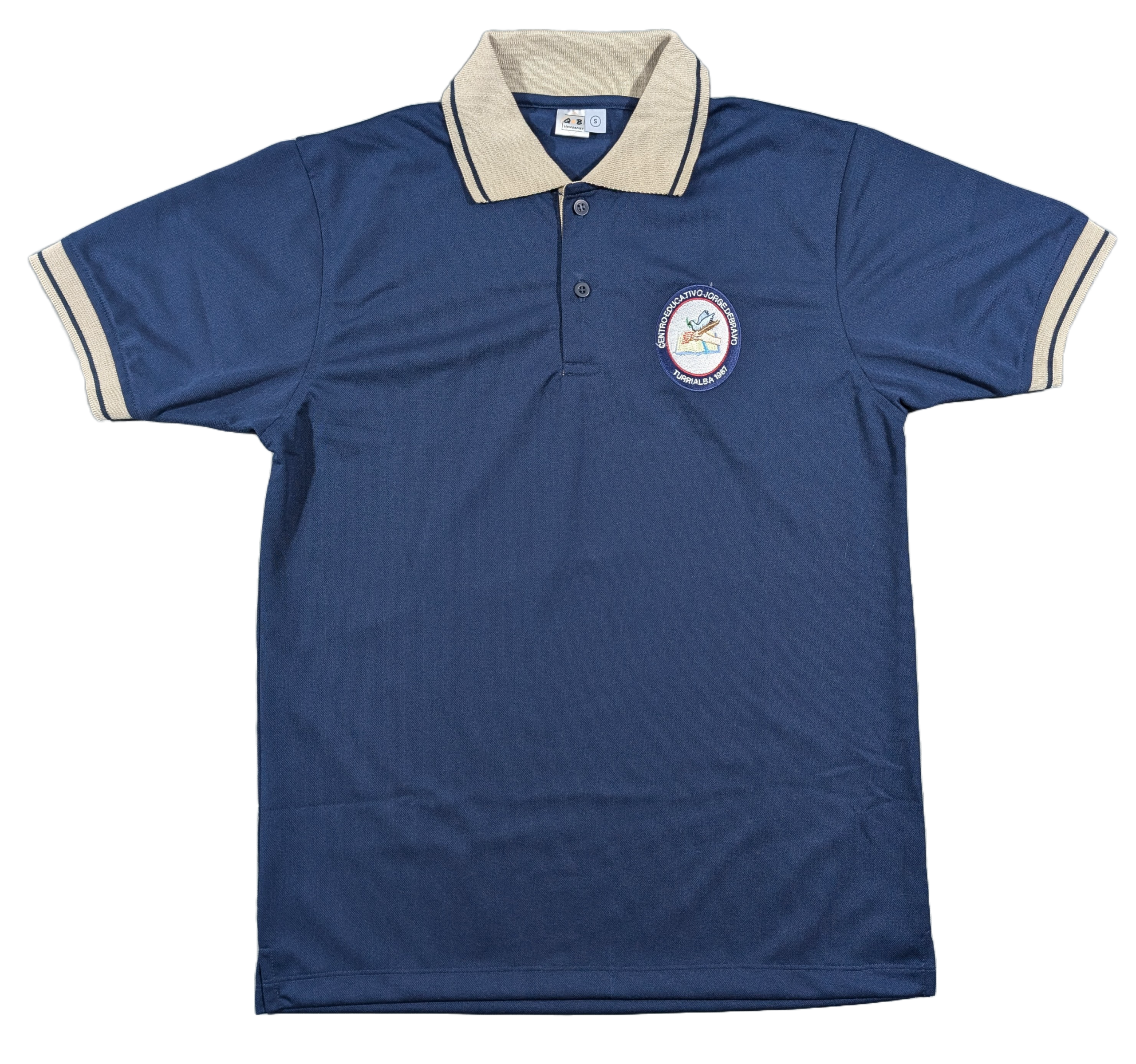 Camisa Polo Azul Unisex
